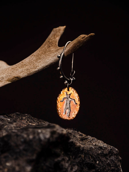 Hossa silver accent earrings