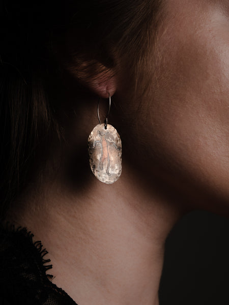Hossa plate earrings